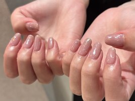キラキラホログラムネイル