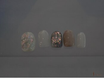 アイネイルズ 横浜WEST店(I-nails)/プリズムぷっくり7980円