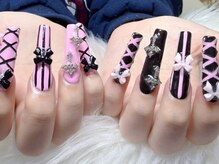 Monica nail salon 松戸店 【長さだし専門店】の雰囲気(シンプルこそフォルムの美しさが際立つデザイン♪)