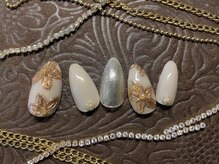 ネイル ミミュー(Nail Mimyu)/ミラー☆フラワーネイル