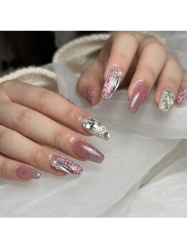 リノ(Lino)/長さだしPINKnail