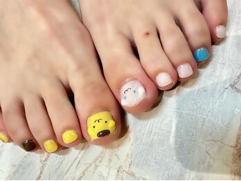 オシイロネイル(Oshiiro Nail)/ポムポムプリン&シナモロール