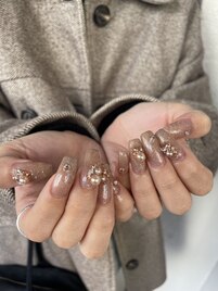 フラッシュブラウンネイル