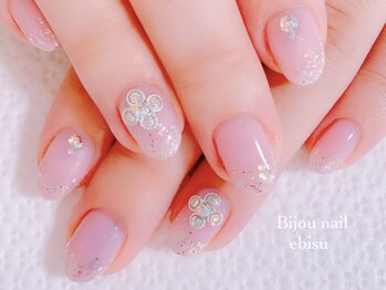 ビジュネイル(Bijou nail)/☆5980☆バンクリ風ジュエリー