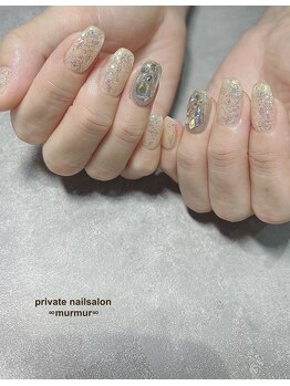 プライベート ネイルサロン マーマ(murmur)/ストーン敷き詰めネイル