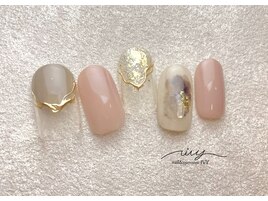 水彩ニュアンスネイル