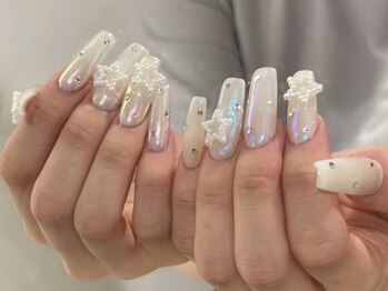 ネイルメゾン 天神店(NAIL MAISON)の写真/【17800円スカルプ持ち込みご相談コース】長さだし10本にお好きな持ち込みアートをご案内♪