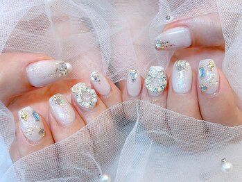 マイフェアレディ 今池(MyFairLady)/ホワイトベースの冬ネイル