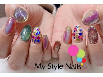 マイ スタイル ネイルズ(My Style Nails)/デザインスカルプ１２０分コース