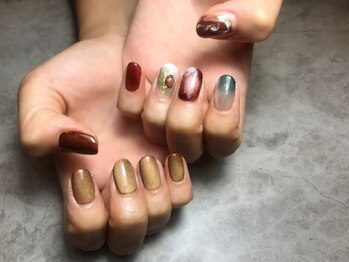 イデアル(ideal)/ジェルデザインフリー5本アート