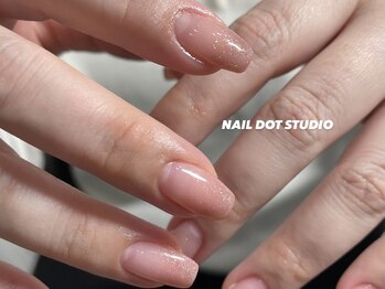 ネイルドットスタジオ 堺筋本町(NAIL DOT STUDIO)/ラメグラデーション