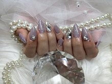 アンジュ(Ange)/【Mivu】パープルドットネイル