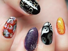 ヌル ネイル 新宿(NURU NAIL)/個性派/韓国個性派/ハロウィン