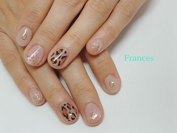 フランセス(Frances)/ヒョウ柄ネイル