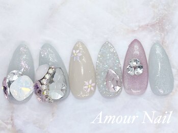 アムールネイル 新宿西口店(Amour Nail)/韓国ワンホン　ゴージャスコース