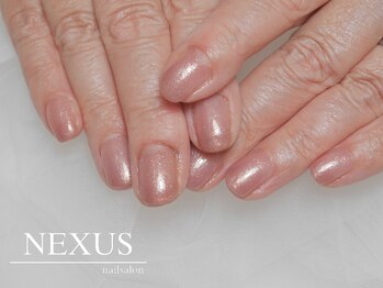 ネクサス(NEXUS)/秋色ピンクのラメグラデ