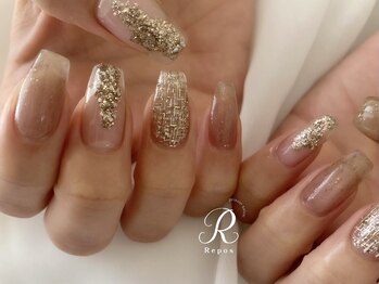 ルポ(Repos)/ツイードネイル