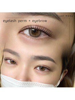 ウワプラス(UWA+)/まつげパーマ+眉毛WAX