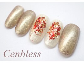 ハンド★和風ネイル・Sシルバー