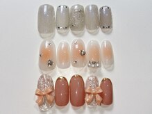 u.Neek【ユニーク】長さだし/スカルプ/定額/持ち込み/海外風/ベイビーブーマー/【ジェル】定額デザイン