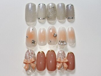 u.Neek【ユニーク】長さだし/スカルプ/定額/持ち込み/海外風/ベイビーブーマー/【ジェル】定額デザイン