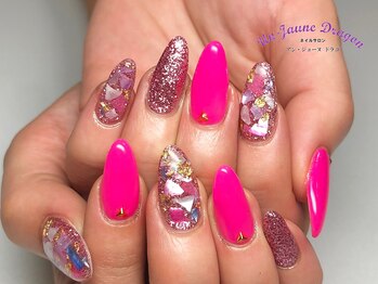 アン ジョーヌドラゴ/ピンク☆シェルネイル