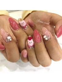 3Dキャラクターネイル