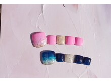 ブリオン 六本松店(Bullion)/シャイニーグラデネイル　フット