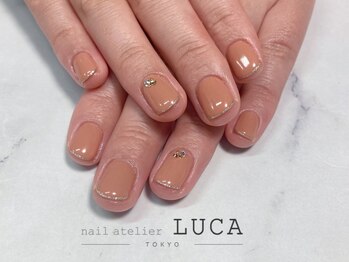 ネイルアトリエルカ(nail atelier LUCA)/M-583　大人テラコッタネイル