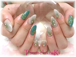 ★グレージュ＆グリーン★