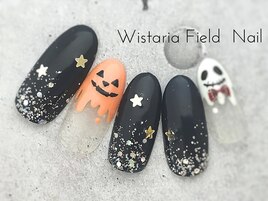 ハロウィン　アートネイル