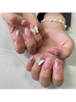 チャイ 大阪上本町店(chai)/ピンクネイル