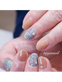たゆ ネイル(たゆnail)/ツイードネイル＊