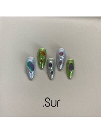 個性派メタリックデザイン