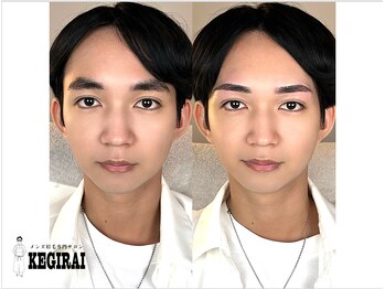 ケギライ アイブロウ 名古屋店(kegirai)/眉毛/メンズ/眉毛サロン/kegirai
