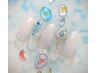 【梅雨デザイン】雨傘＆水滴ネイル7000円→6800円(パラジェル/ドライケア込）
