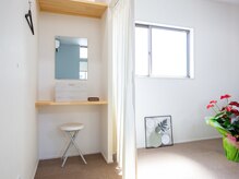 ハレ カラダ 長浜の雰囲気（更衣スペース）