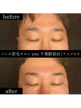 ユー 千葉駅前店(you)/メンズ眉毛/メンズ眉/千葉駅