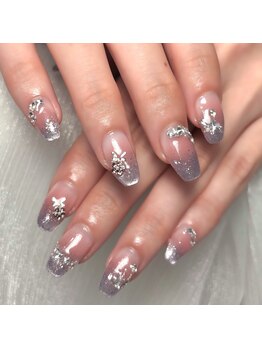 長さだしワンホンネイル