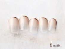 アイネイルズ 横浜EAST店(I-nails)/グラデーションスキニーミラー