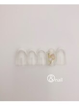 アンドネイル(& nail)/シンプルフレンチ