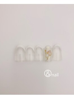 アンドネイル(& nail)/シンプルフレンチ