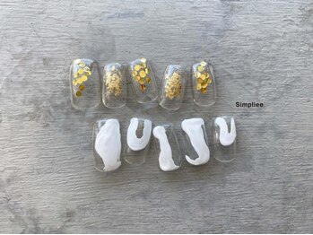 シンプリー ネイルアンドアイラッシュ 祖師谷大蔵店(Simpliee Nail&Eyelash)/クリアネイル