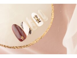 バレンタインネイル