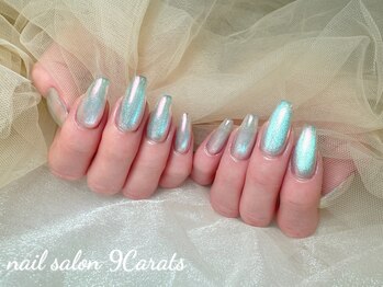 マグネットオーロラミラーネイル