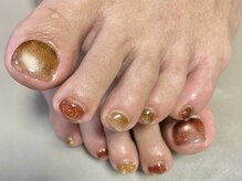 ネイル琴(nail koto.)の雰囲気（フットデザイン）
