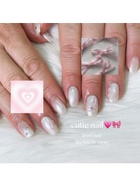 キュートリボンネイル