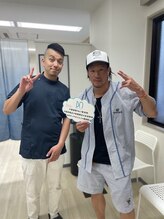 ボディマネジメント整体院 蒲田/ご来店のお客様と写真