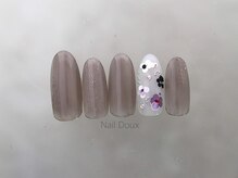 ネイル ドゥ 岡山駅前店(Nail Doux)/ホロフラワーネイル