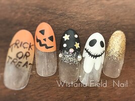 ハロウィン　アートネイル